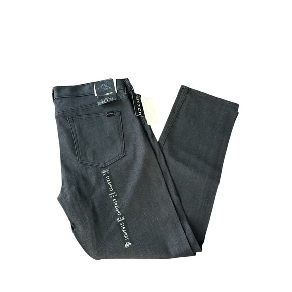 Quiksilver Men’s Jeans Revolver Straight Fit Size 38 x 32 New - Picture 1 of 16